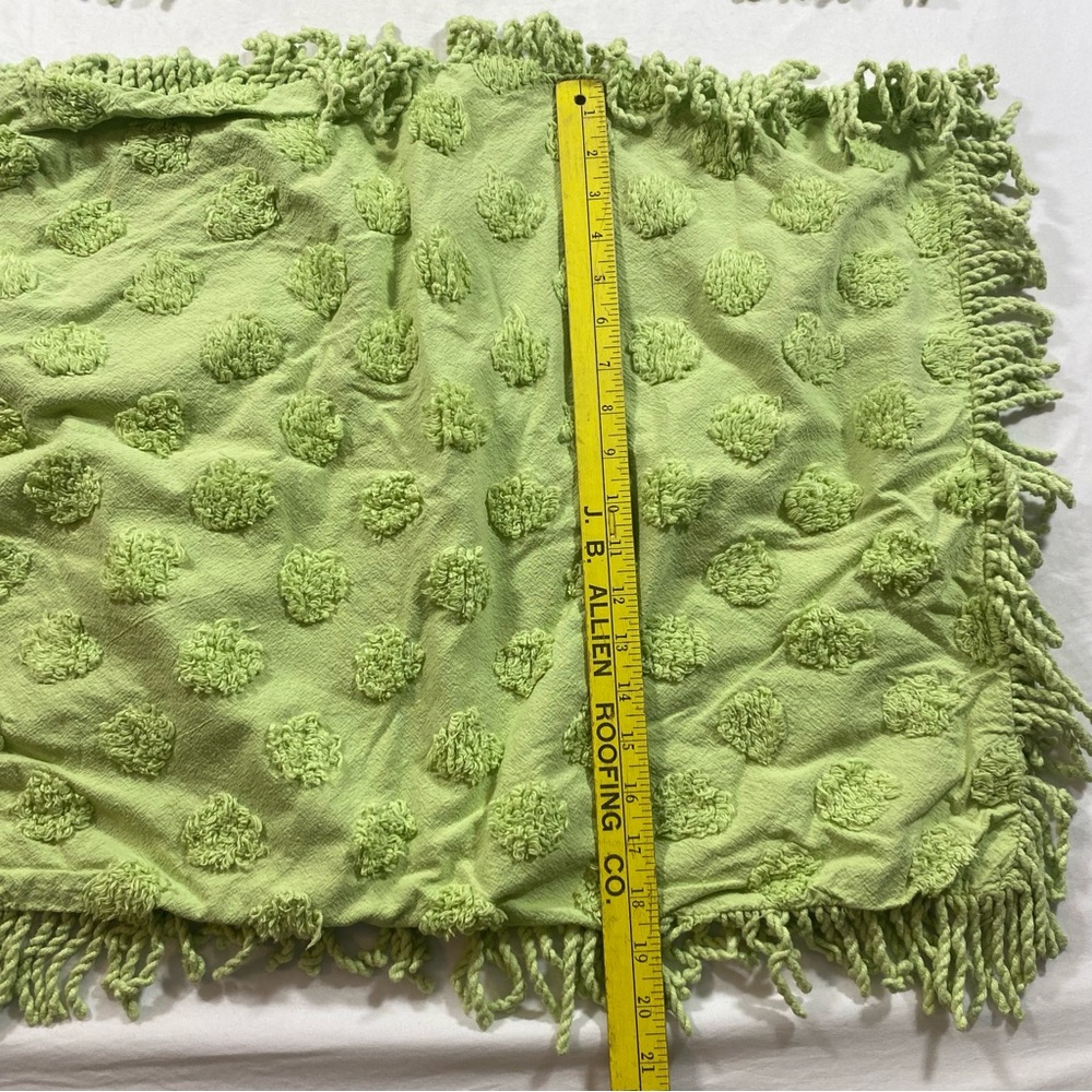 Green Textured pillow Shams pillow cases Retro Shams - Picture 3 of 4